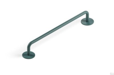 Milano 160 Länglicher Möbelgriff aus Metall, Grün