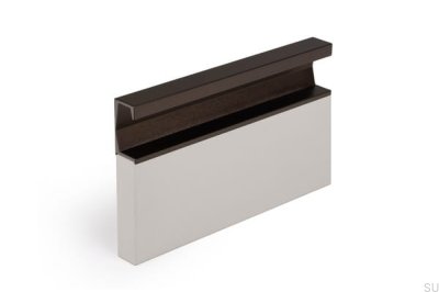 Möbeleinbaugriff Six 997 Aluminium Braun