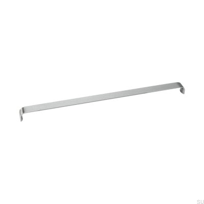 Sense 480 länglicher Möbelgriff Gebürstetes Silber