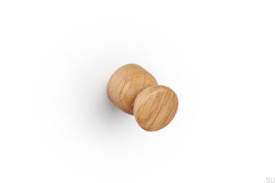 Möbelknopf Stück 25 Holz Eiche