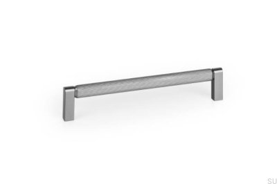 Brooklyn 160 Aluminium Schwarz Titan Länglicher Möbelgriff
