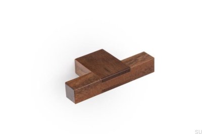 T-Steg Hako 76 Möbelknopf Holz Nussbaum
