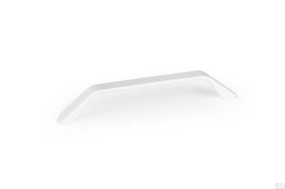 Langer Möbelgriff Dropp 160 Aluminium Mattweiß