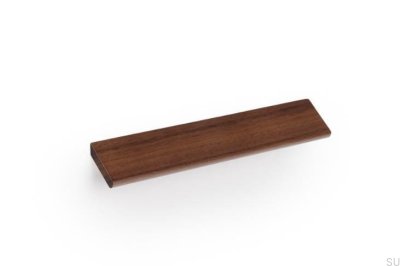 Cano 160 Länglicher Möbelgriff aus Holz, Walnuss