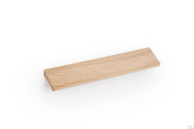 Möbelgriff Cano 160 aus Holz, Eiche, unlackiert, länglich