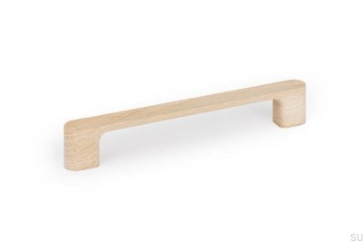 Luv Wood 160 Holz Eiche Unlackiert Länglich Möbelgriff