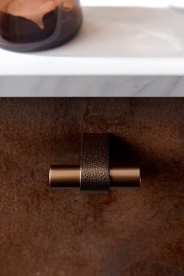T-Bar Casey 60 Aluminium Möbelknopf Mattbraun