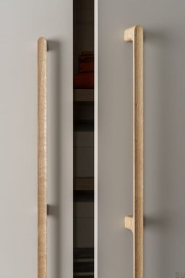 Luv Wood Big 992 Holz Eiche unlackiert länglich Möbelgriff einseitig