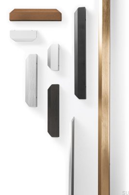 Möbelgriff Vann 100 Edge, Aluminium, mattweiß