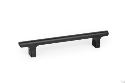 Hinoki Big 416 Aluminium Langer Möbelgriff Schwarz Gebürstet