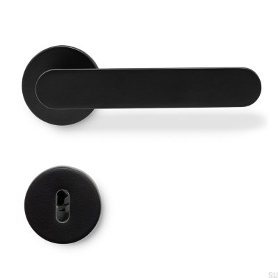 Vibe Plain Türgriff Aluminium Mattschwarz