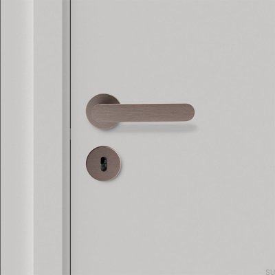 Vibe Plain Türgriff Aluminium Dunkelbraun