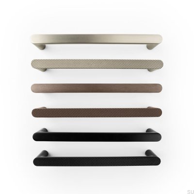 Vibe Plain 128 Möbelgriff aus Metall, mattschwarz