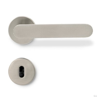 Vibe Grip Türgriff aus Aluminium, silber gebürstet, skandinavischer Standard
