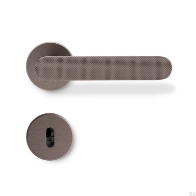 Vibe Grip Aluminium-Türgriff, dunkelbraun, skandinavischer Standard