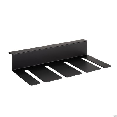 Weinglashalter Systema 396 Aluminium Mattschwarz