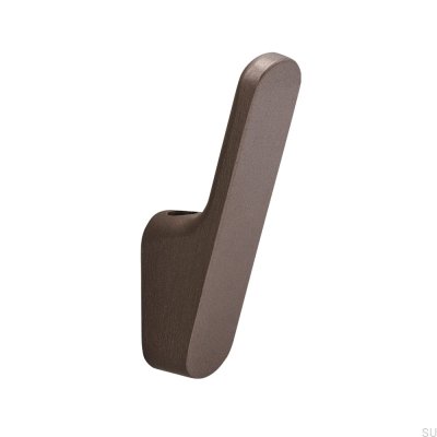 Vibe Plain Metall-Wandhalter Dunkelbraun