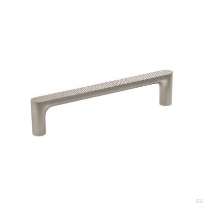 Vibe Grip 128 Möbelgriff, Metall, gebürstetes Silber, länglich