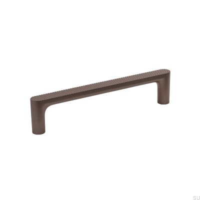 Vibe Grip 128 Metall Dunkelbraun Länglicher Möbelgriff