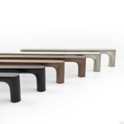 Vibe Grip 160 Metall gebürstetes Silber Länglicher Möbelgriff