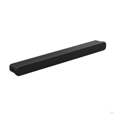 Appia 160 Metall Schwarz Länglicher Möbelgriff