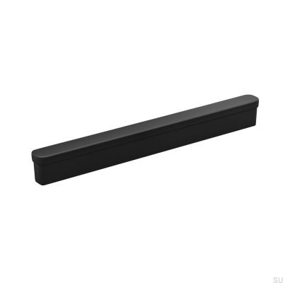 Appia 160 Metall Schwarz Länglicher Möbelgriff