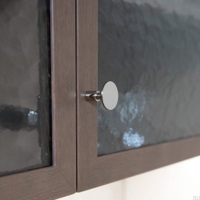 Jubilee 28 Möbelknopf Messing Silber Nickel Poliert