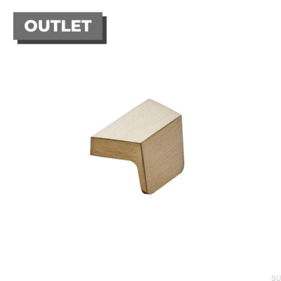 Umschlag Gold gebürsteter Möbelknopf