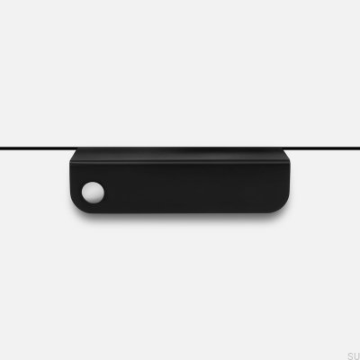  Edit O Edge Möbelgriff, gebürstetes schwarzes Messing