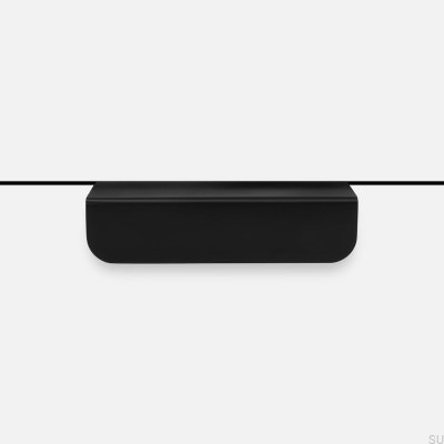 Edit Edge-Möbelgriff, gebürstetes schwarzes Messing