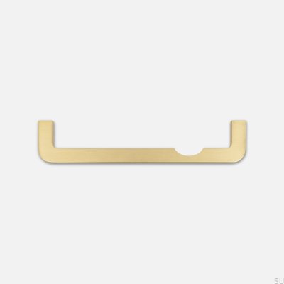 Länglicher Möbelgriff Isa Dot 160 Brushed Brass