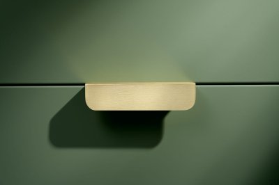 Edge Möbelgriff Edit Matt 100 Messing gebürstet Matt