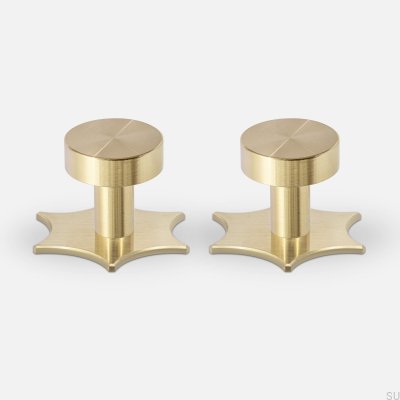 Pillow Star 35 Tischset aus gebürstetem Messing