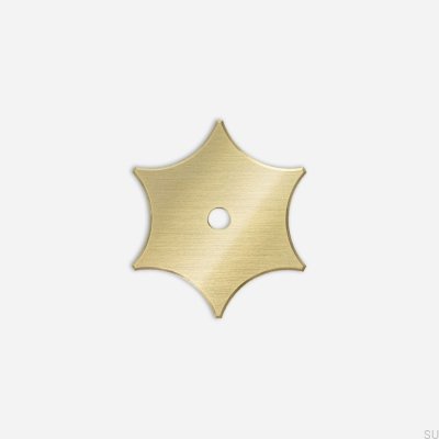 Pillow Star 35 Tischset aus gebürstetem Messing