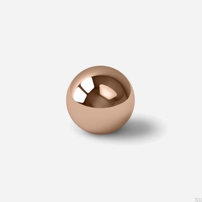 Odete S Möbelknopf Messing Kupfer Poliert