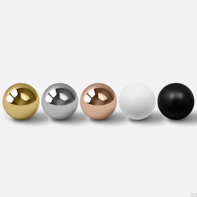 Odete S Möbelknopf Messing Kupfer Poliert