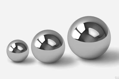 Möbelknopf Odete L Messing Silber Chrom