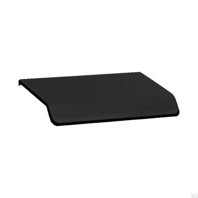 Kurve 32 Kanten Möbelgriff. Aluminium Schwarz