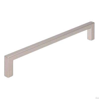 Länglicher Möbelgriff 2108 160 Metall Silber Matt