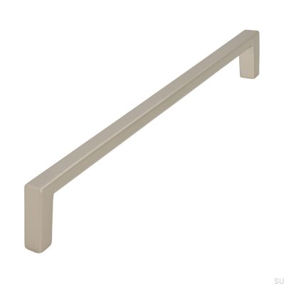 Länglicher Möbelgriff 2108 192 Metall Silber Matt