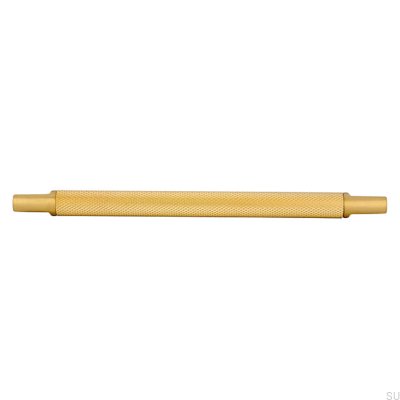 Länglicher Möbelgriff 2457 160 Aluminium Gold Gebürstet