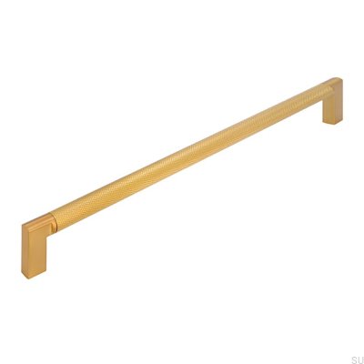 Länglicher Möbelgriff 2457 320 Aluminium Gold Gebürstet