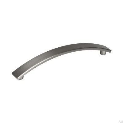 Verlängerter Möbelgriff Malen 128 Silver Brushed (Inox-Optik)