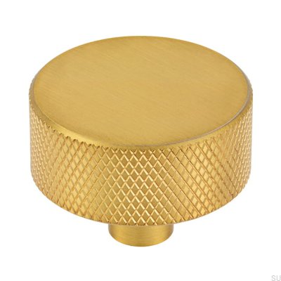 Möbelknopf 2464 33 Aluminium Gebürstetes Gold