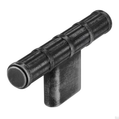 T-Bar 2607 69 Möbelknopf Metall Silber gebürstet