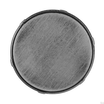 Möbelknopf 2612 35 Metall Silber Gebürstet