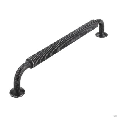 Länglicher Möbelgriff 2630 160 Metall Silber Gebürstet