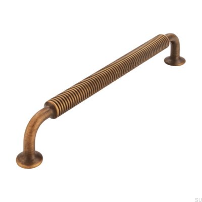 Länglicher Möbelgriff 2630 160 Metall Antik Gold