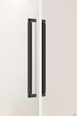 Brooklyn Big 448 Aluminium Schwarz Titan Doppelseitiger länglicher Möbelgriff