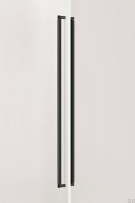 Brooklyn Big 1056 Aluminium Schwarz Titan Doppelseitiger länglicher Möbelgriff 